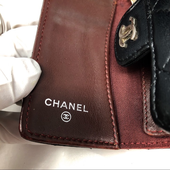 🔮SOLD🔮CHANEL classic flap quilted Matelasse CC 6 Key Holder Case lambskin - Picture 10 of 14